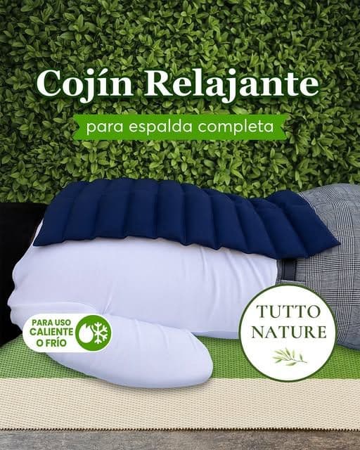Cojín para espalda con aroma de lavanda y menta